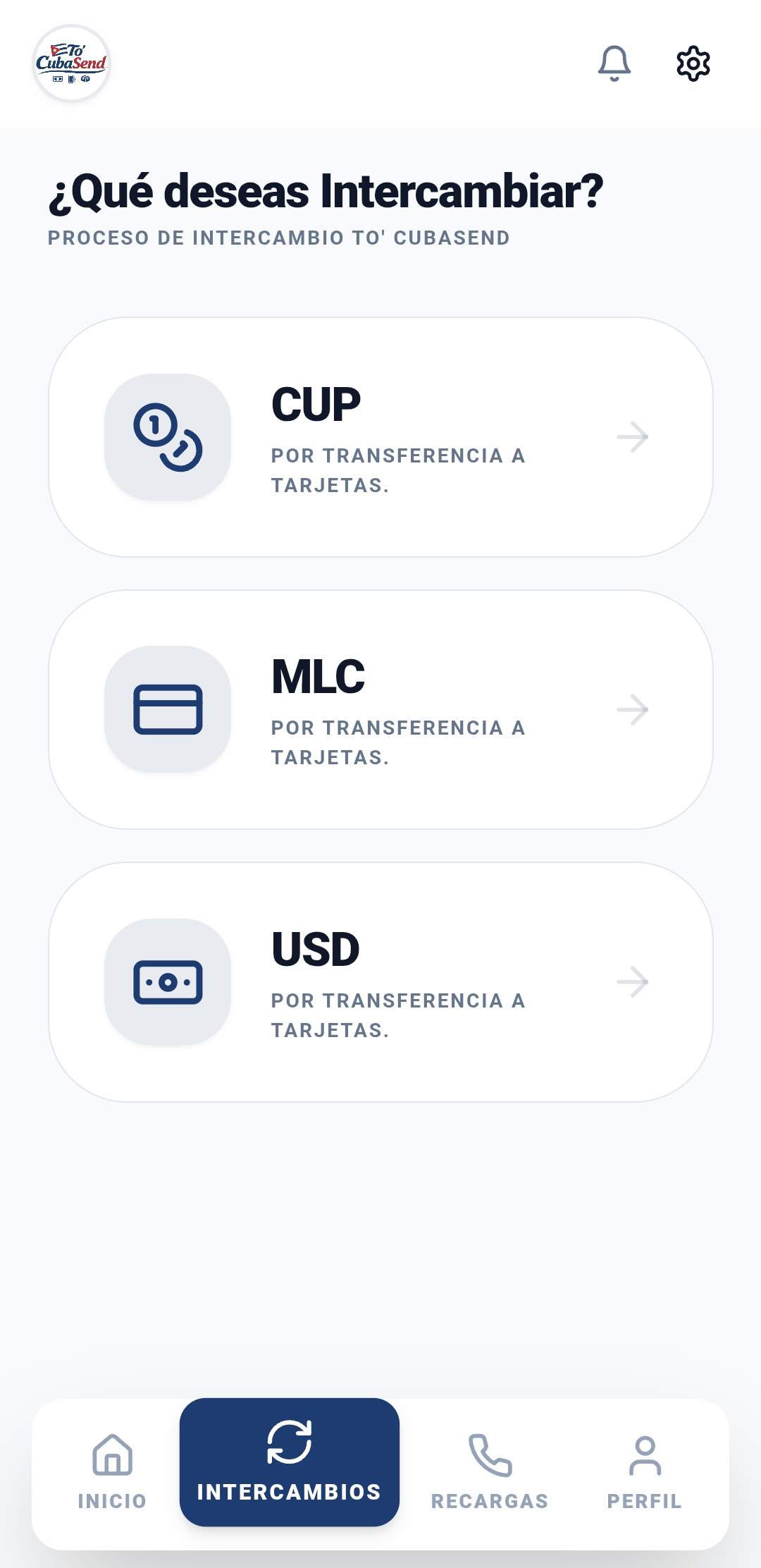 Intercambio App